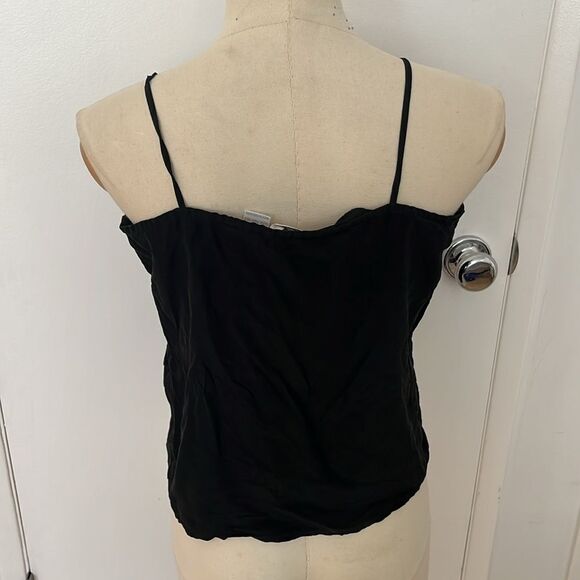 Vintage‎ Royal Silk Black Silk Tank - Picture 2 of 3